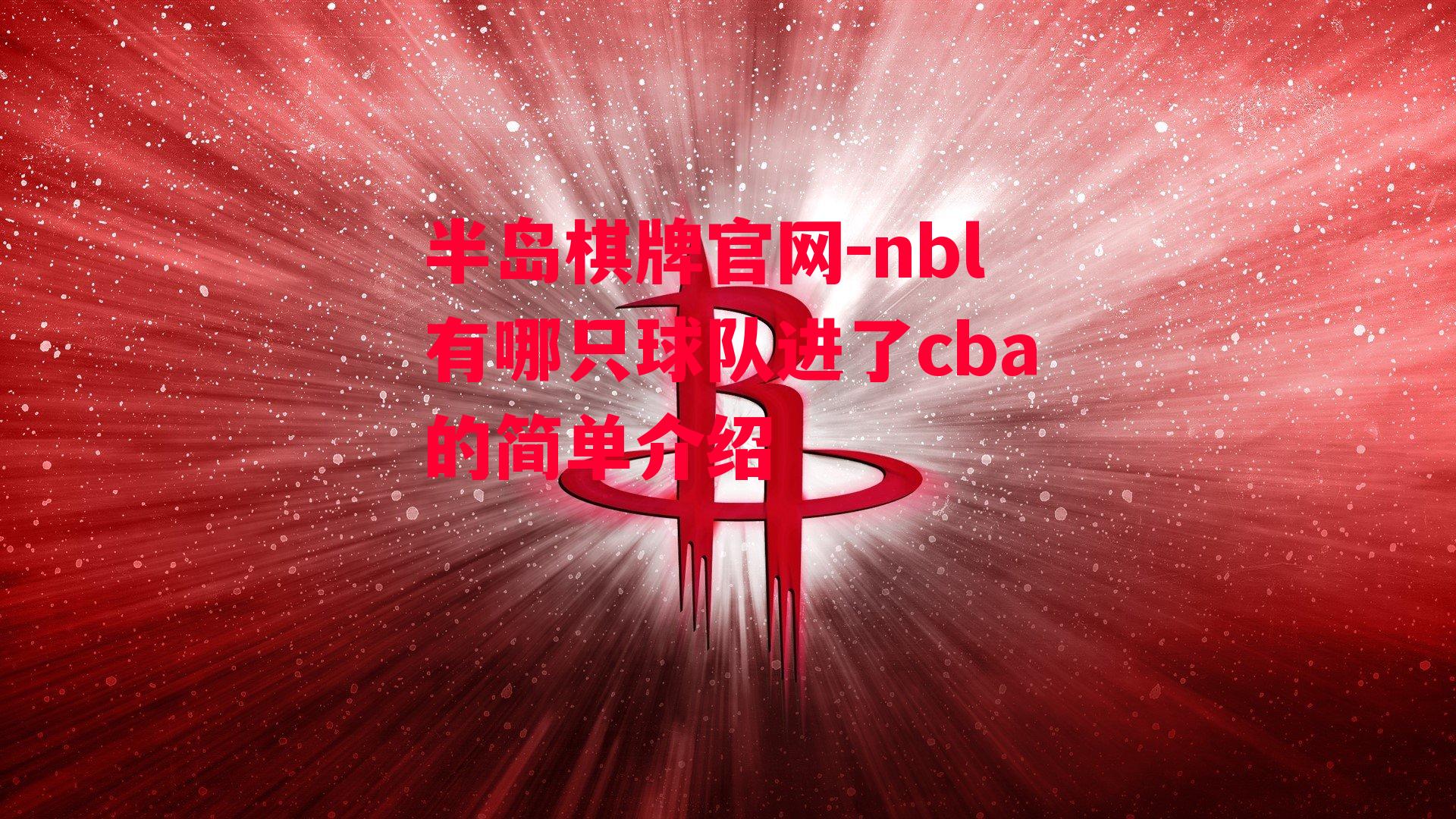 nbl有哪只球队进了cba的简单介绍